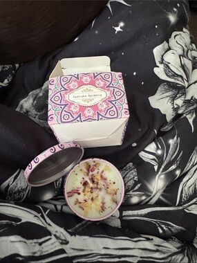 Pink Floral Travel Candle - Yashioka